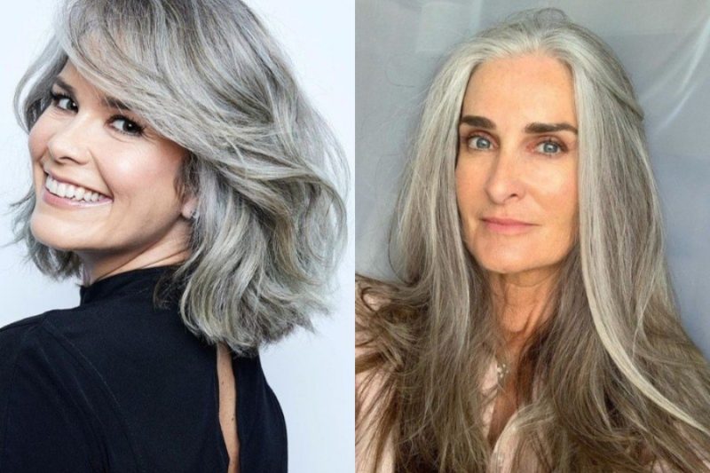  A nova tendência entre as celebridades é o cabelo grisalho