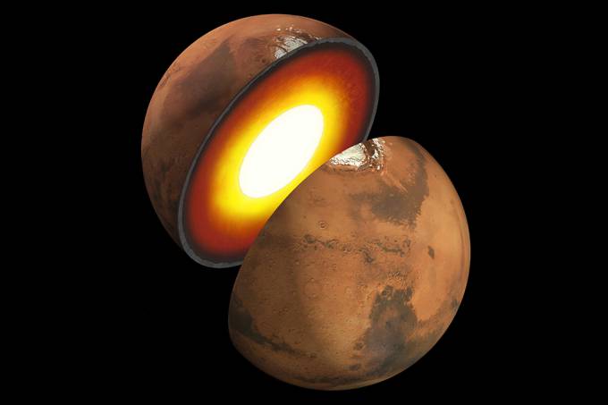  Nasa divulga o primeiro mapa detalhado do interior de Marte