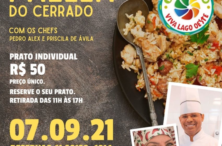  No feriado de 07 de setembro, temos um delicioso prato pra você saborear: PAELLA DO CERRADO!