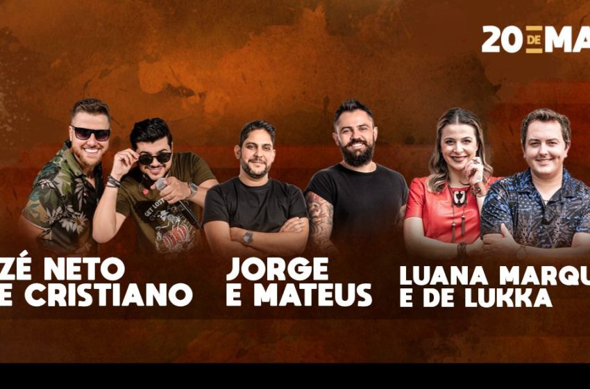  Zé Neto & Cristiano e Jorge & Mateus abrem a programação de shows da 30ª Festa do Peão de Boiadeiro de Cajamar