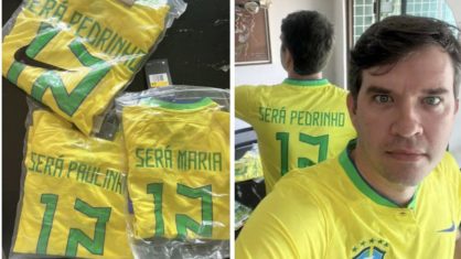  “Será Pedrinho”: erro na personalização de camisa do Brasil viraliza nas redes