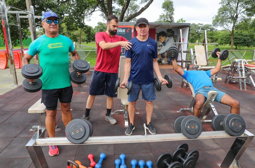  Academia pública do Parque da Cidade vira ponto de encontro e saúde para brasilienses